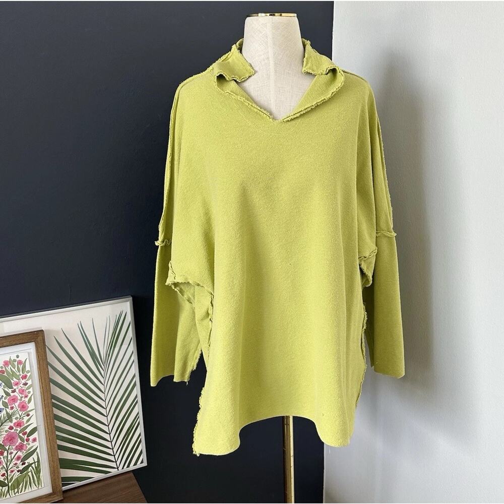 Eleven Stitch Design Top Pullover Boho Chic Lagenlook Made In USA